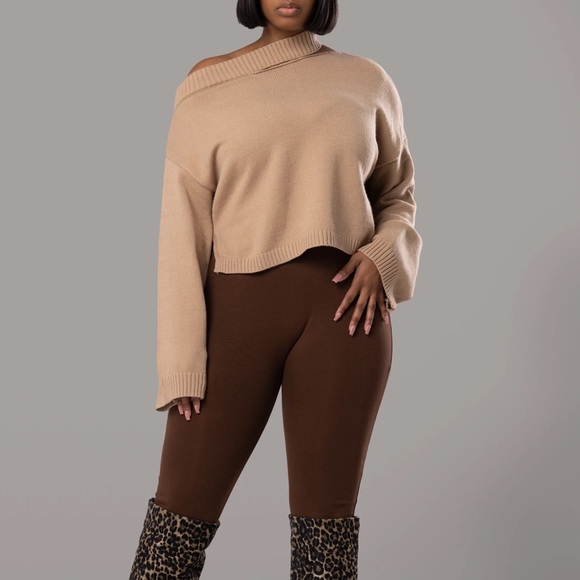 BYEGREIS | Asymmetrical Cutout Sweater - Picture 1 of 10